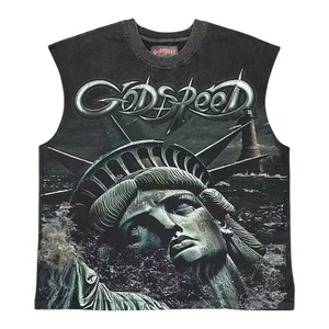 Godspeed Sunken Liberty 2 ärmelloses T-Shirt Black Wash - Bild 1 von 8
