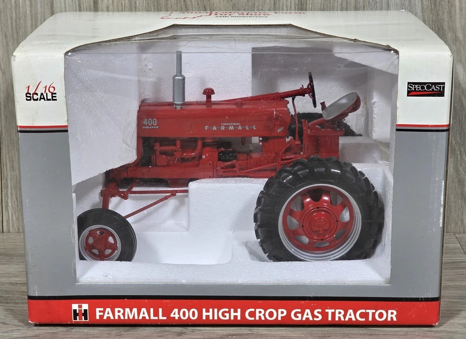 SpecCast Farmall 400 High Crop Gas Tractor 1/16 2003 LaFayette Farm Show - NEW - Image 1 of 4