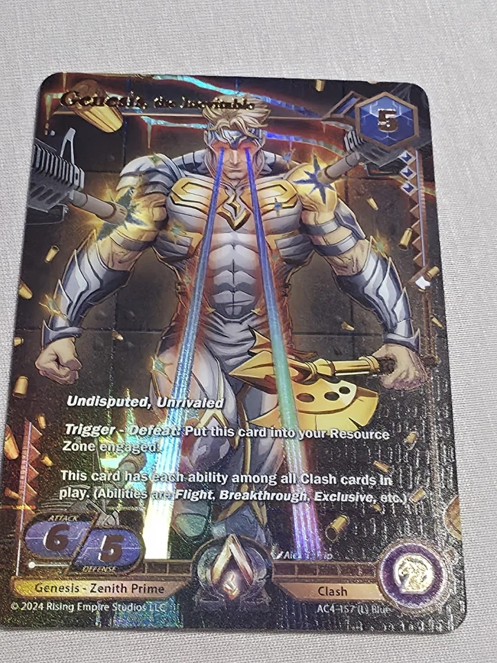 Alpha Clash - Genesis, The Inevitable - Legendary - Unrivaled - Image 1 of 1