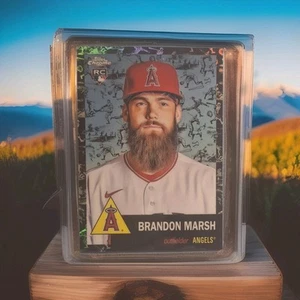 2022 Topps Chrome Platinum Anniversary Black Refractor Brandon Marsh RC /10 - Bild 1 von 3