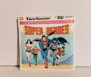 view master SUPER HERO'S mint sealed set rare GAF Slides set nice - Bild 1 von 2
