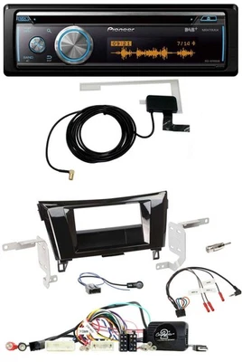 Pioneer Bluetooth DAB Lenkrad USB CD Autoradio für Nissan X-Trail Qashqai 2014-2 - Bild 1 von 4