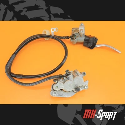 03-17 2003 CRF150F CRF 150F OEM Front Brake Caliper Holder Master Cylinder Line - Image 1 of 4