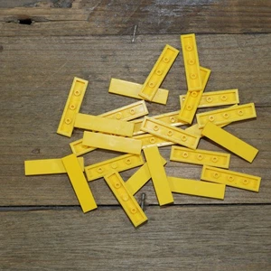 2431 Bright Yellow Plate 1x4 Flat Tile Qty 25 - Picture 1 of 1