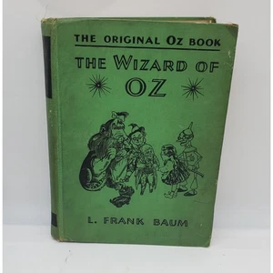 L. Frank Baum. THE ORIGINAL OZ BOOK THE WIZARD OF OZ. 1939  with movie stills - Bild 1 von 5