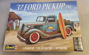 Revell ´37 Ford Pickup 2´N1 mit Surfboard  1:25 Bausatz neuwertig OVP - Bild 1 von 11