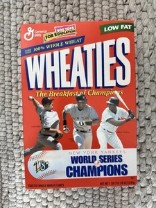 Lote de 3 cajas vacías de trigo de los Yankees de Nueva York 1996 1998 1999 - Imagen 1 de 6