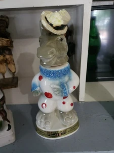 ¡Decantador de whisky vintage 1968 Jim Beam’s Trophy demócrata burro payaso (¡vacío)! - Imagen 1 de 2