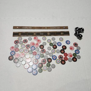 Juego de mesa Axis & Allies 1941 2012 marcadores de control de repuesto contadores de dados - Imagen 1 de 5