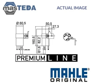 AD 290 000P A/C AIR CONDITIONING DRYER MAHLE ORIGINAL FOR FORD FIESTA VI - Picture 1 of 6