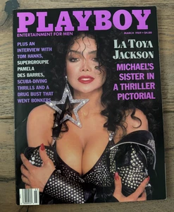 Playboy LaToya Jackson Cover Magazine March 1989 - Mint Condition - Picture 1 of 2