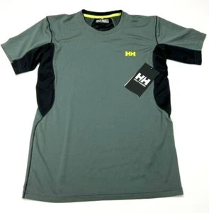 $50 Mens Cycling Enroute Life Flow S/S Jersey Helly Hansen NWT Size S Shirt Gry - Picture 1 of 9