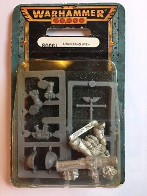 Space Wolf Wolves Long Fang Missile Launcher 8006L Devastator Squad - Image 1 of 4