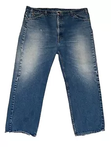 Vintage Levis 505 Jeans Men 42x30 Blue Reg. Fit Straight Leg Orange Tab Denim C9 - Picture 1 of 6