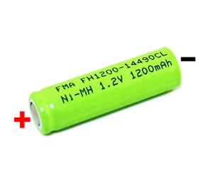 Rasoio Elettrico Modello Giocattolo Luce Batteria Ni-MH 1.2V 1/3AA 2/3AA 4/5AA AA - Foto 1 di 18
