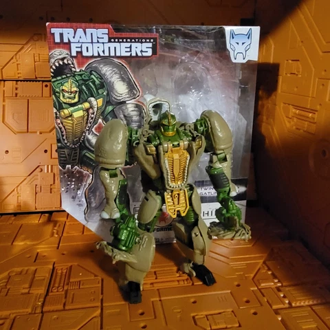 Beast Wars Transformers Generations Voyager Rhinox Complete in Box Cover