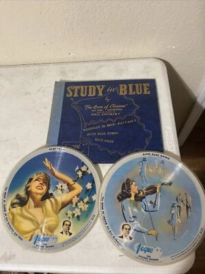 Hour Of Charm All Girl Orchestra - Study In Blue Record Album 78 RPM Jazz Dixie - Image 1 of 4