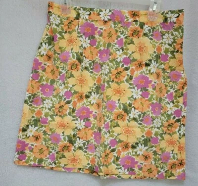 Jaclyn Smith Womens Skirt Size 20W Multicolor Floral NEW - Image 1 of 4