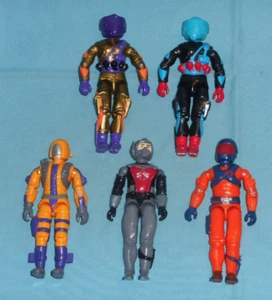 GI G.I. Joe gijoe figure lot #578 Targat Heat Viper Cobra Eels Lampreys - Picture 1 of 6