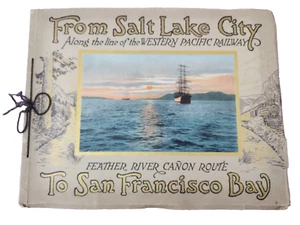 1920 Western Pacific Railway 25 Color Images Salt Lake City to San Francisco Bay - Picture 1 of 12
