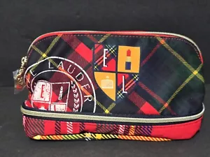 Estee Lauder Plaid Makeup Bag. Never Used In Great Condition - Picture 1 of 12