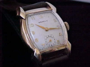 All Original Vintage Man's Benrus Watch With Claw Lugs Clean Vintage Wristwatch - Picture 1 of 12