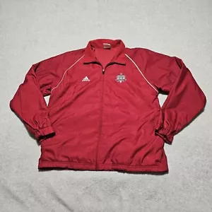 Troy Trojans Jacket Adult Medium Red Adidas NCAA Football Mens Womens - Picture 1 of 14