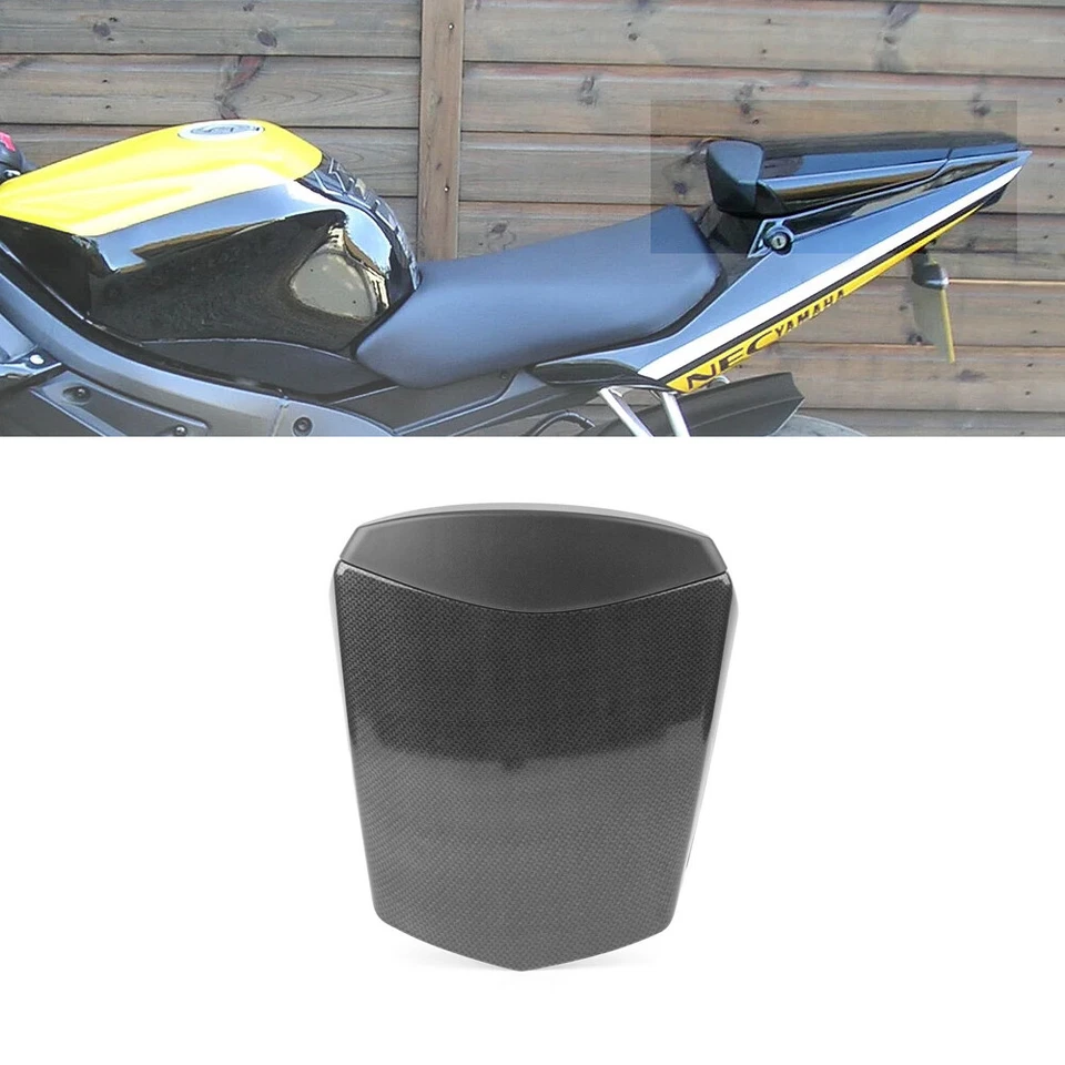 Cubierta de asiento trasera ABS efecto carbono para Yamaha 03 04 05 YZF R6 2003 2004 2005 Foto 1 de 3