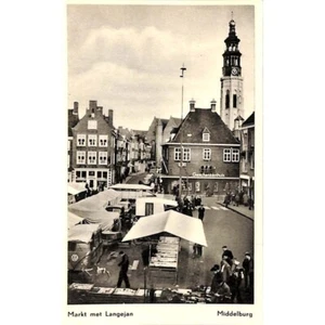 Middelburg - Markt met Langejan. - Imagen 1 de 2