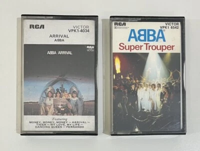 ABBA Vintage Cassette Tape Bundle - Arrival 1976 & Super Trouper 1980 Australia - Image 1 of 4