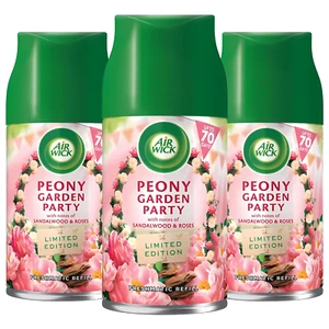 Air Wick Freshmatic Refills Peony Garden Party Freshener Automatic Spray 250mlx3 - Picture 1 of 10