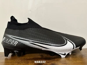 Botines de fútbol Nike para hombre Vapor Edge Elite 360 Flyknit negros 12 anchos CV6317-001 - Imagen 1 de 6
