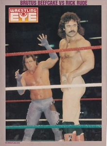 Brutus Beefcake Rick Rude Harley Race 8x10 Pro Wrestling Magazine Page WWE - Picture 1 of 3