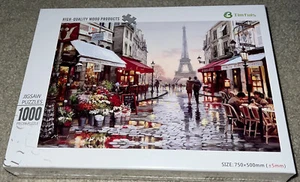 Rompecabezas Paris Flower Street Torre Eiffel🗼 🧩 1000 piezas TOTALMENTE NUEVO 🆕 - Imagen 1 de 18
