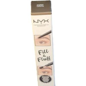 NYX Fill & Fluff Eyebrow Pomade Pencil with Amazing Fluffing Brush in Espresso - Picture 1 of 8
