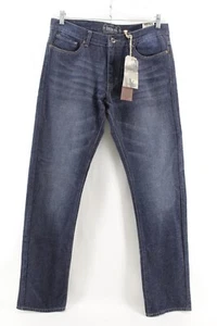NWT IRON CO New York MENS STRAIGHT SLIM FIT BLUE JEANS SIZE 34X36 (TAG 32X34) - Picture 1 of 13