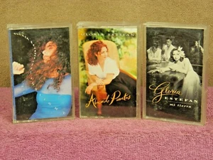 GLORIA ESTEFAN 3 PREOWNED CASSETTE TAPES ORIGINAL RECORDING IN ORIGINAL BOX - Picture 1 of 7
