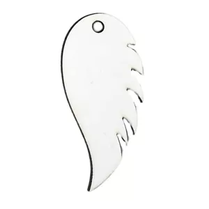 Ciondolo ad ala 0,75" vuoto | set di 20 | forniture artigianato su cartone - Foto 1 di 4