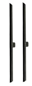 COPPIA camper schermo diviso T2 1950-1967 lama tergicristallo argento spaccato - Foto 1 di 1