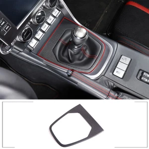 Carbon Matte Black Center Gear Shift Panel Trim For Toyota 86/ Subaru BRZ 2022+ - Foto 1 di 4