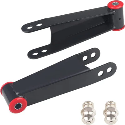 3" Rear Drop Shackles For 2001-10 Chevy GMC Sierra Silverado 1500HD 3500HD 2WD - Image 1 of 4