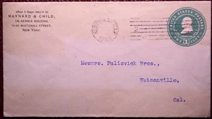 FRANKLIN NEW-YORK 1903 MAYNARD CHILD WATSONVILLE PULISVICK ANCIENT POSTAL CARD - Picture 1 of 3