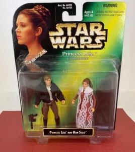 Vintage Kenner 1997 ☆ STAR WARS ☆ Princess Leia Collection : with Han Solo Set - Bild 1 von 4