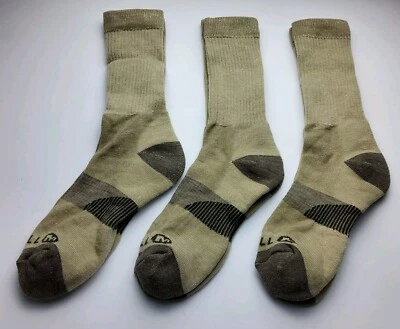 Merrell Men's Wool Blend Cushioned Hiking Crew Socks 3 Pairs Size M/L - Image 1 of 4