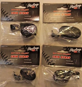 NEW Rawlings Batter's Helmet Chin Strap RCS1 Lot Of 4 - Picture 1 of 6
