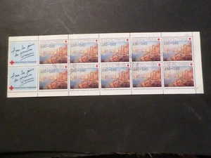 Francia 1991, Banda Carnet Cruz Roja 2040, Cuadro Nardi, Sellos Obliterados - Imagen 1 de 1