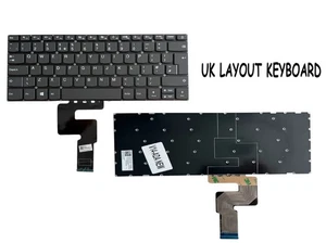 Teclado negro para Lenovo V14-ADA V14-ARE V14-IGL V14-IIL V14-IKB V14-IWL Reino Unido - Imagen 1 de 1