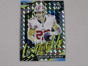 2025 Panini Mosaic Light It Up Silver Mosaic Prizm #5 Christian McCaffrey - Picture 1 of 2