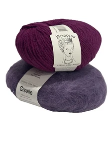 Classic Elite Yarns 2 Knäuel Schal des Monats Muster Mohair Wolle Giselle Prinzessin - Bild 1 von 8