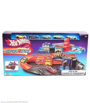 Hot Wheels Ultra Hots Sto & Go Trackset *SEE DETAILS* - Image 1 of 4